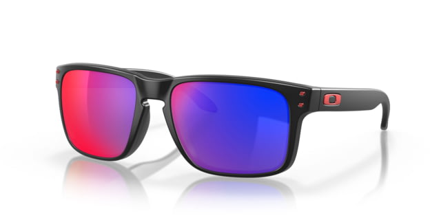 Oakley Oakley  Holbrook Sunglasses Matte Black Frame Red Idrium Lenses