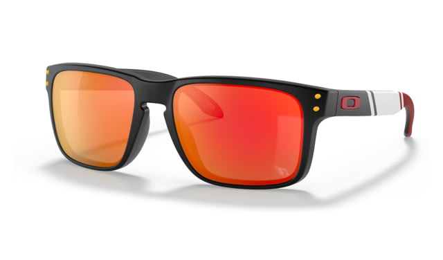 Oakley OO9102 Holbrook Sunglasses - Men's ARI Matte Black Frame Prizm Ruby Lens 55