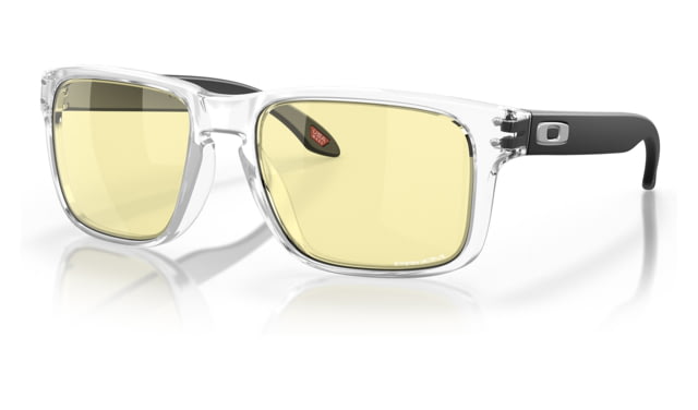Oakley OO9102 Holbrook Sunglasses - Men's Clear Frame Prizm Gaming Lens 55