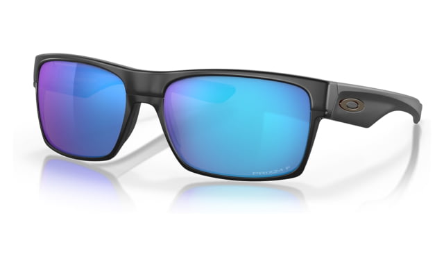 Oakley OO9189 Twoface Sunglasses - Men's Matte Black Frame Prizm Sapphire Polarized Lens 60