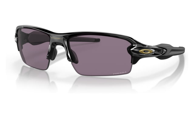 Oakley OO9271 Flak 2.0 A Sunglasses - Men's Polished Black Frame Prizm Grey Lens Asian Fit 61