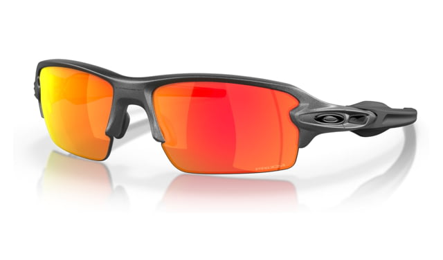Oakley OO9271 Flak 2.0 A Sunglasses - Men's Steel Frame Prizm Ruby Lens Asian Fit 61
