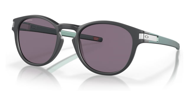 Oakley OO9349 Latch A Sunglasses - Men's Matte Carbon Frame Prizm Grey Lens Asian Fit 53