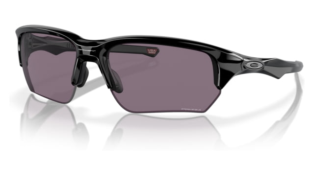 Oakley OO9372 Flak Beta A Sunglasses - Men's Polished Black Frame Prizm Grey Lens Asian Fit 65