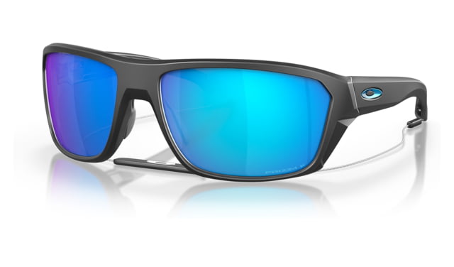 Oakley OO9416 Split Shot Sunglasses - Men's Matte Black Frame w/Blue Logo Prizm Sapphire Polarized Lens 64