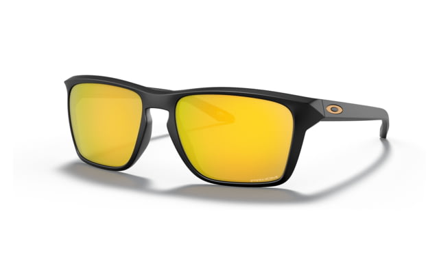Oakley OO9448 Sylas Sunglasses - Men's Matte Black Frame Prizm 24K Polarized Lens 57