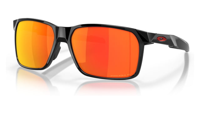 Oakley OO9460 Portal X Sunglasses - Men's Polished Black Frame Prizm Ruby Polarized Lens 59
