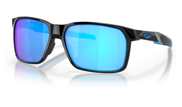 Oakley OO9460 Portal X Sunglasses - Men's Polished Black Frame Prizm Sapphire Lens 59