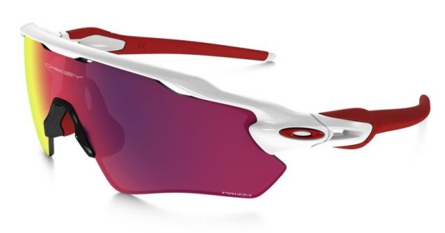 Oakley  Radar EV Path Sunglasses - Men's Polished White Frame Prizm Road Lens