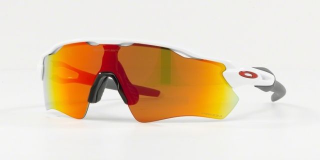 Oakley OO9208 Radar EV Path Sunglasses - Men's Polished White Frame Prizm Ruby Lenses 920872-38