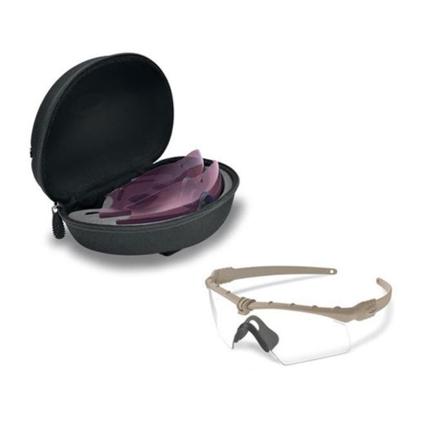 Oakley SI Ballistic M Frame 3.0 Hybrid SunglassesDark Bone FrameShield Prizm ClearTR22/TR45 Lens