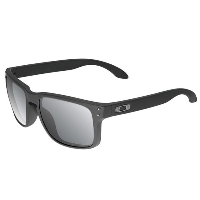 Oakley SI Holbrook Sunglasses Graphite Black Frame Square Grey Polarized Lens