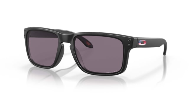 Oakley SI Holbrook USA Flag Collection Sunglasses Matte Black/Colored USA Flag Frame Prizm Gray Lens