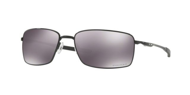 Oakley Square Wire Mens Sunglasses Polished Black Frame Prizm Black Lenses 407513-60