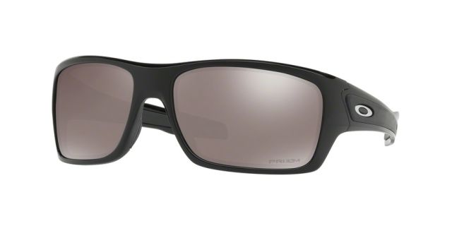 Oakley Turbine Sunglasses - Men's Polished Black Frame Prizm Black 63 mm Lenses