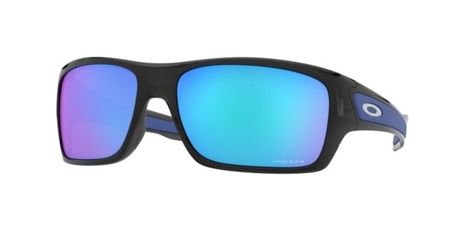 Oakley Turbine Sunglasses - Men's Black Ink Frame Prizm Sapphire 63 mm Lenses