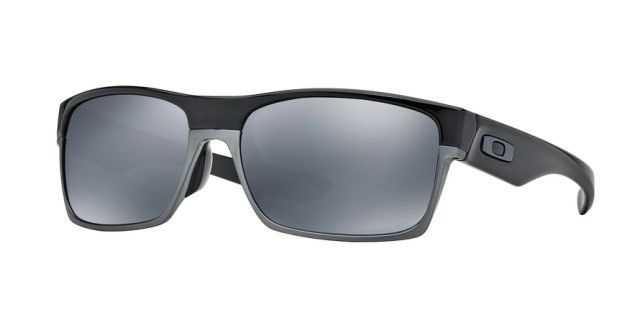 Oakley OO9256 Twoface A Sunglasses - Men's Polished Black Frame Black Iridium Polarized Lenses 925606-60