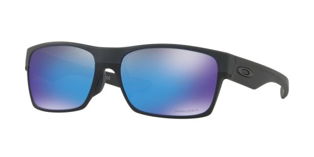 Oakley TWOFACE ASIA FIT OO9256 Sunglasses 925614-60 - Steel Frame Prizm Sapphire Lenses