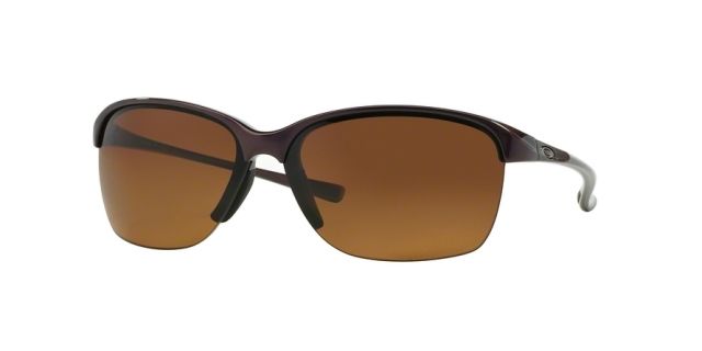 Oakley Unstoppable OO9191 Sunglasses 919103-65 - Raspberry Spritzer Frame Brown Gradient Polarized Lenses