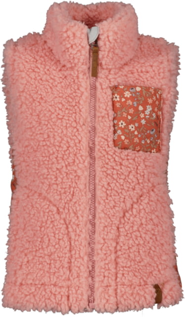 Obermeyer Ashton Sherpa Vest - Kids Large Pink Clay