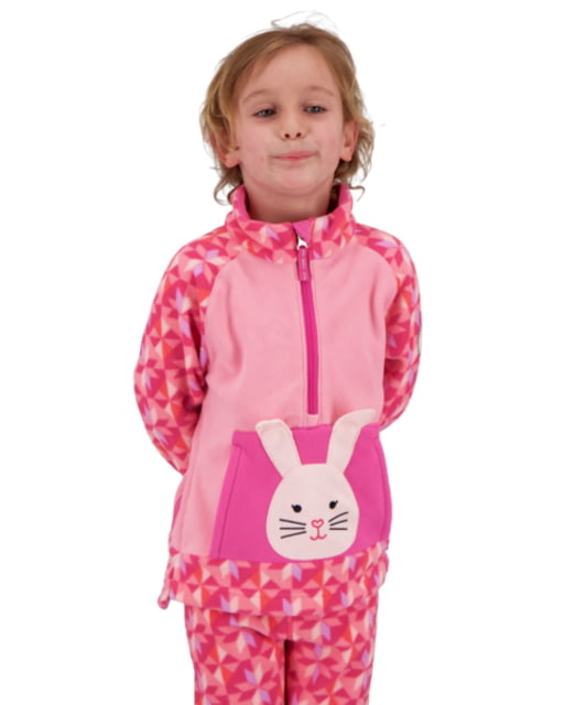 Obermeyer Bunny Slope Fleece - Girls Pinkafection Large