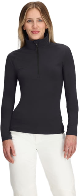 Obermeyer Obermeyer W Oly Baselayer Zip Top - Women's Black Medium - $129.00 at CampSaver.com