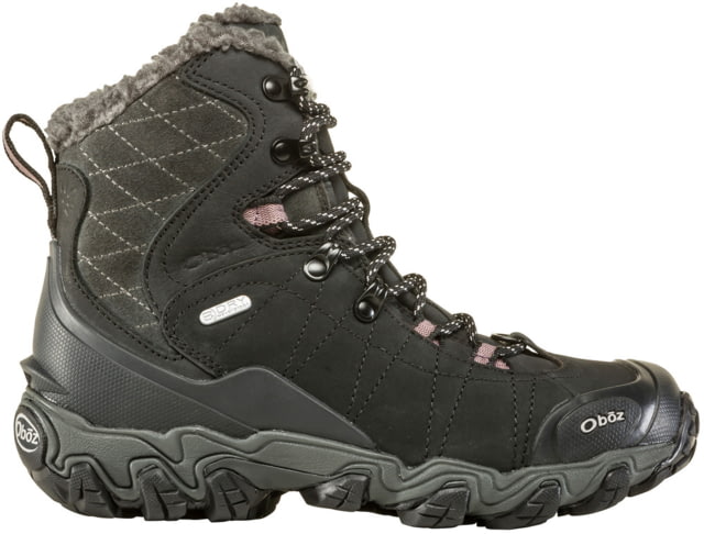Oboz Bridger 7in Insulated B-DRY Winter Shoes - Women's Black 6 Medium