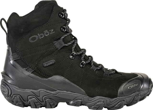 Oboz Bridger 8in Insulated B-DRY Winter Shoes - Men's Black Sea 8 US  Sea-Medium-9