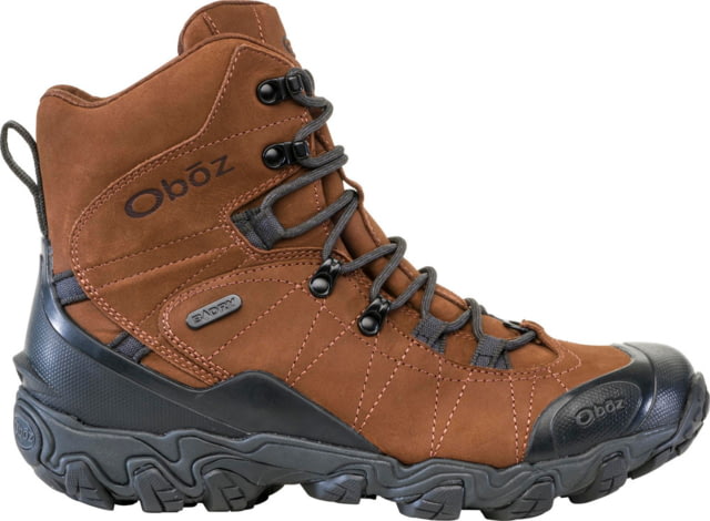 Oboz Bridger 8in Insulated Waterproof Boots - Men's Grizzly 10 Wide