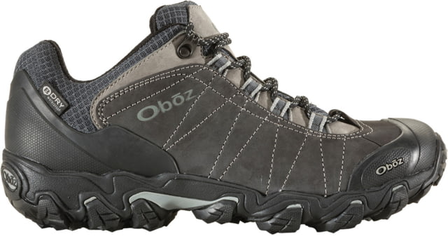 Oboz Bridger Low B-DRY Hiking Shoes - Men's Wide Dark Shadow 15