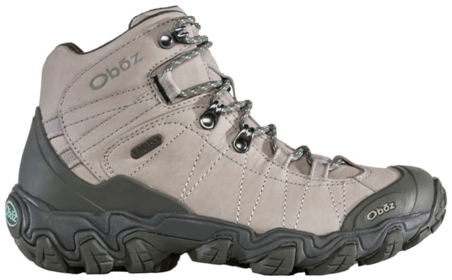 Oboz Bridger Mid B-Dry Hiking Boots - Women's Wide Frost Gray 5.5