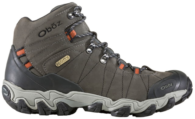 Oboz Bridger Mid B-DRY Hiking Shoes - Men's 8 US Wide Raven