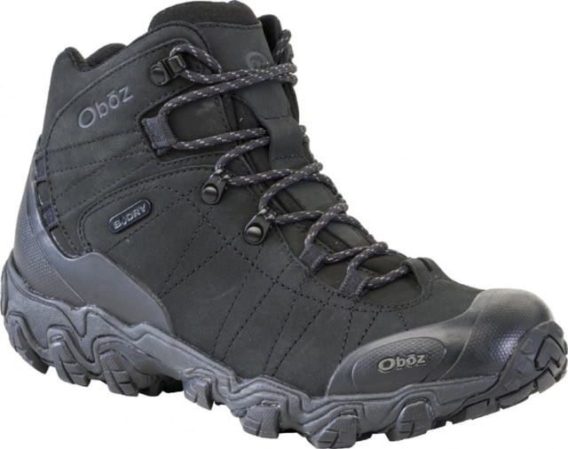Oboz Bridger Mid B-DRY Hiking Shoes - Men's Medium Black Sea 9