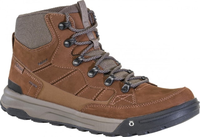 Oboz Burke Mid Leather B-Dry Boots - Men's Grizzly 8