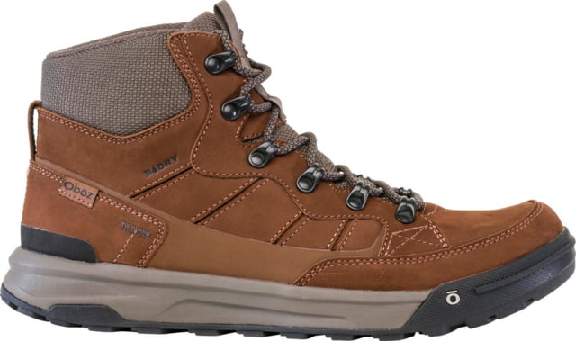 Oboz Burke Mid Leather B-Dry Boots - Men's Grizzly 9