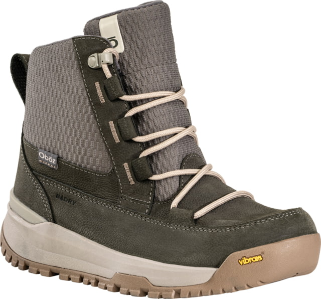 Oboz Jourdain Mid Insulated B-DRY Winter Boots - Women's Medium Olive Branch 8 US