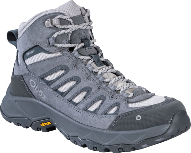 Oboz Sawtooth Ascent Mid B-DRY Hiking Shoes - Women's Gray Owl