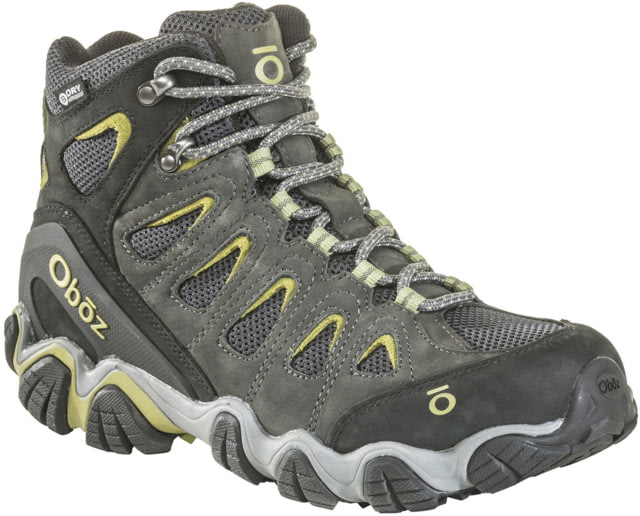 Oboz Sawtooth II Mid B-DRY Hiking Shoes - Men's Wide Dark Shadow/Woodbine Green 9