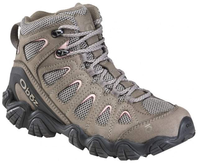Oboz Sawtooth II Mid Hiking Shoes- Women's Sage/Gray 6