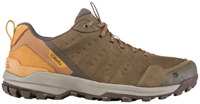 Oboz Sypes Low Leather B-DRY Hiking Shoes - Men's Wide Wood 12