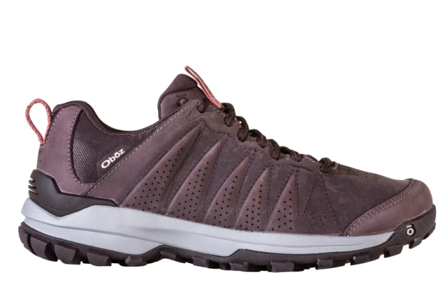Oboz Sypes Low Leather B-DRY Hiking Shoes - Women's Peppercorn 9 Wide