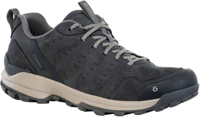 Oboz Sypes Low Leather B-DRY Hiking Shoes - Men's Wide Lava Rock 8.5  Rock-Wide-8.5