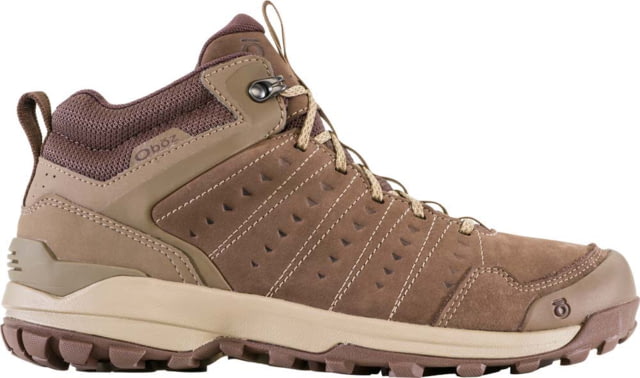 Oboz Sypes Mid Leather B-DRY Hiking Shoes - Men's Morel Brown 10.5  Morel Brown - 10.5