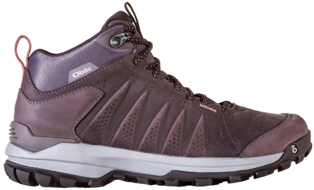 Oboz Sypes Mid Leather B-DRY Hiking Shoes - Women's Peppercorn 6 Wide