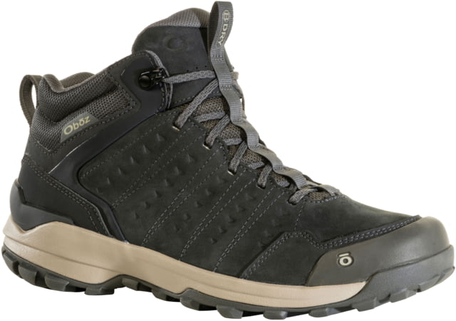 Oboz Sypes Mid Leather B-DRY Hiking Shoes - Men's Lava Rock 9.5  Rock-M-9.5