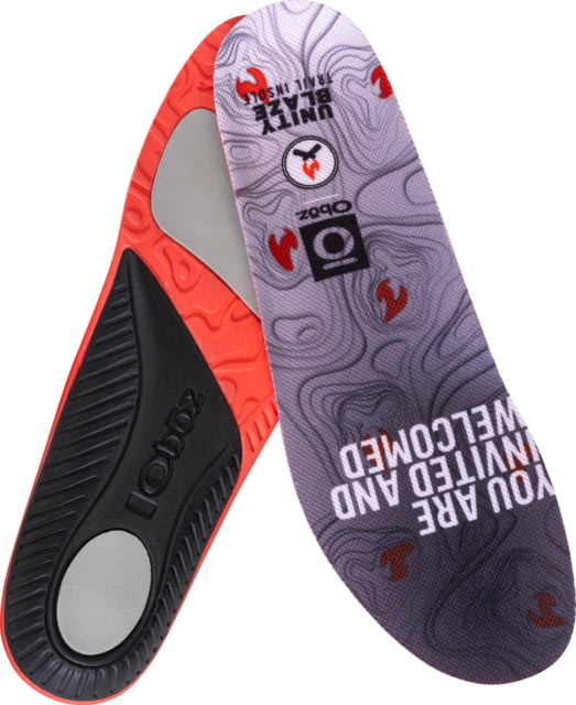 Oboz Unity Blaze Trail Insole Red Extra Small