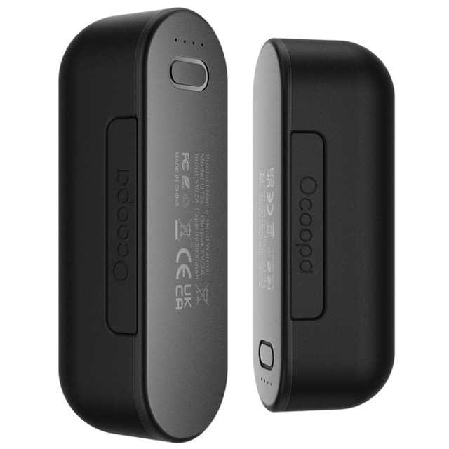 Ocoopa UT2S Mini Hand Warmer Rechargeable Black