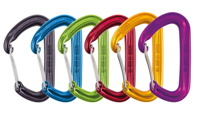 Ocun Hawk Wire Carabiner 6-Pack 6-colors