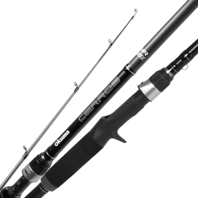 Okuma Cerros 1 Piece Medium-Heavy Casting Rod 24-Ton Carbon Construction Split Rear Grip Handle. Football Jig Spinner Bait 7'6