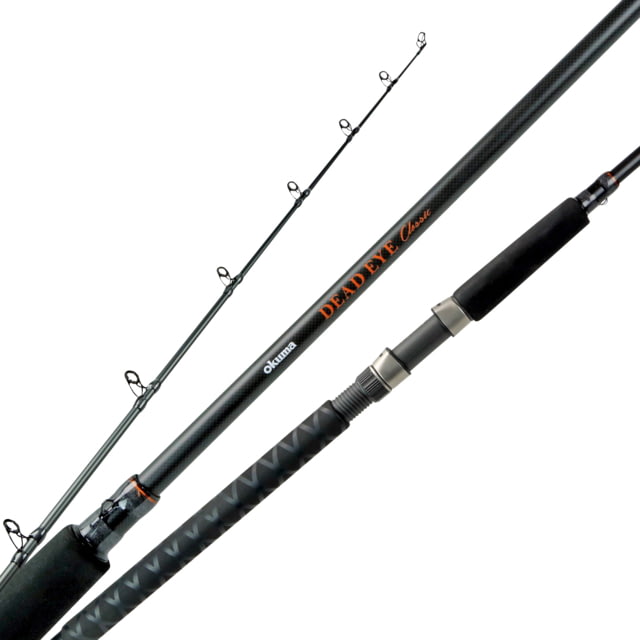 Okuma Dead Eye Classic inAin 7'10 1pc Med 24ton carbon telescopic Casting Rod Walleye trolling & jigging Rod SS Guide frame